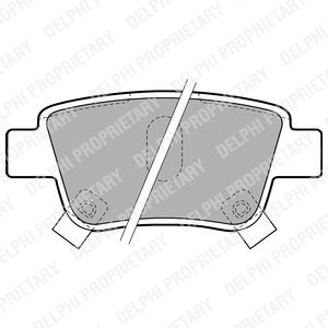 Brake Pad Set, disc brake BRP LP1785