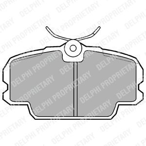 Brake Pad Set, disc brake BRP LP455
