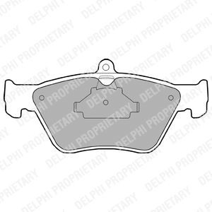 Brake Pad Set, disc brake BRP LP873