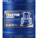 Ympärivuotinen turistiluokan mineraalimoottoriöljy MANNOL Traktor Superoil 15W40 20L