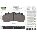 Brake Pad Set, disc brake VALEO 882285