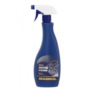 9973 MANNOL Motor Cleaner on pesuaine ajoneuvon moottoritilan puhdistamiseen ja hoitoon 500ml