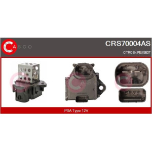 Series Resistor, electric motor (radiator fan) CASCO CRS70004AS