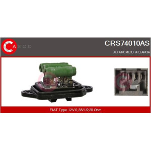 Сопротивление, вентилятор салона CASCO CRS74010AS