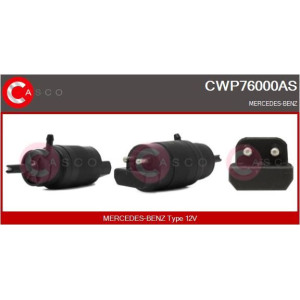 Pesunestepumppu, lasinpesu CASCO CWP76000AS
