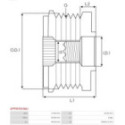 Alternator Freewheel Clutch AS-PL AFP0033(INA)