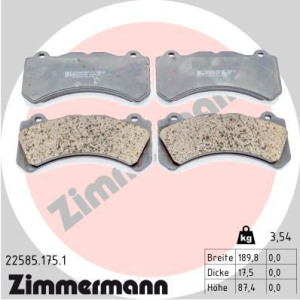 Piduriklotsi komplekt,ketaspidur ZIMMERMANN 22585.175.1