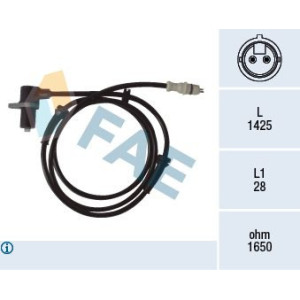 Sensor, wheel speed FAE 78067