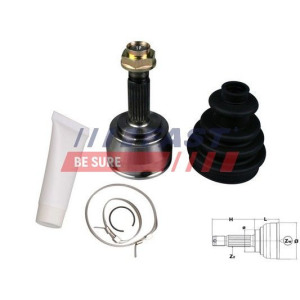 Nivelsarja, vetoakseli FAST FT25065K