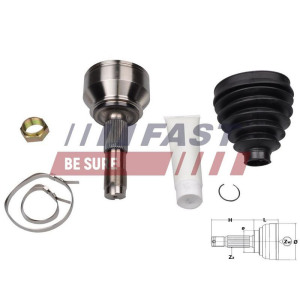 Joint Kit, drive shaft FAST FT25080K