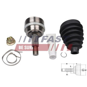 Nivelsarja, vetoakseli FAST FT25092K