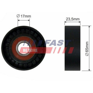 Tensioner Pulley, V-ribbed belt FAST FT44521