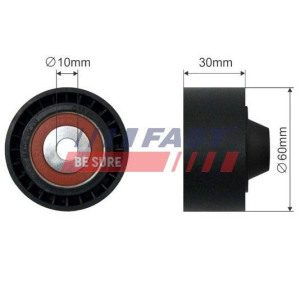 Deflection/Guide Pulley, V-ribbed belt FAST FT44563
