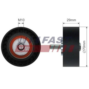 Deflection/Guide Pulley, V-ribbed belt FAST FT44575