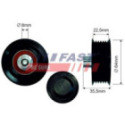Deflection/Guide Pulley, V-ribbed belt FAST FT44593