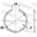 Suojakumisarja FEBEST CC-1-28X2