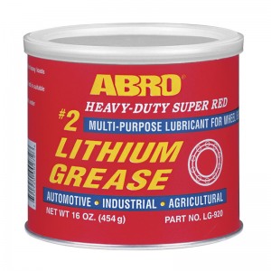 ABRO Red Lithium Grease LG-920 454g High Temp Multi-Purpose