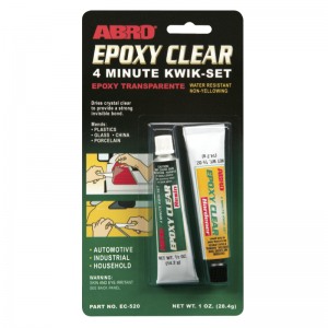 ABRO EC-520 EPOXY CLEAR 4 MINUTE KWIK-SET 28.4g