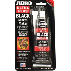 ABRO 412-AB Ultra Plus Black Silicone Gasket Maker 85g