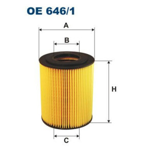 Öljynsuodatin FILTRON OE 646/1