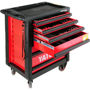 YT-5530 YATO Tool Trolley 177 items, 6 drawers YATO