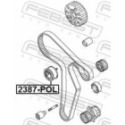 Tensioner Pulley, timing belt FEBEST 2387-POL