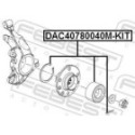 Комплект подшипника ступицы колеса FEBEST DAC40780040M-KIT