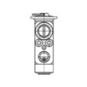 Expansion Valve, air conditioning MAHLE AVE 104 000P