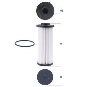 Hüdraulikafilter,automaatkäigukast MAHLE HX 190D