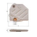 Hydrauliikkasuodatin, automaattivaihteisto MAHLE HX 46