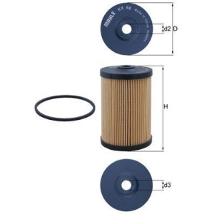 Polttoainesuodatin MAHLE KX 68D