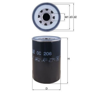 Oil Filter MAHLE OC 206