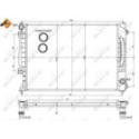 Radiator, engine cooling NRF 53443
