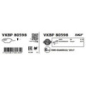 Комплект тормозных колодок, дисковый тормоз SKF VKBP 80598