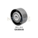 Tensioner Pulley, V-ribbed belt SNR GA359.83
