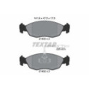 Комплект тормозных колодок, дисковый тормоз TEXTAR 2143001