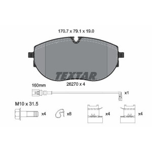 Jarrupala, levyjarru TEXTAR 2627001