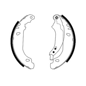 Brake Shoe Set TEXTAR 91053800
