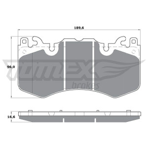 Brake Pad Set, disc brake TOMEX Brakes TX 17-07