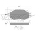 Brake Pad Set, disc brake TOMEX Brakes TX 18-33