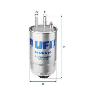 Polttoainesuodatin UFI 24.ONE.0B