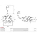 Holder, carbon brushes AS-PL SBH9009