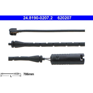 Warning Contact, brake pad wear ATE 24.8190-0207.2