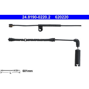 Warning Contact, brake pad wear ATE 24.8190-0220.2