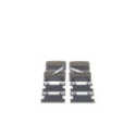 Brake Pad Set, disc brake BOSCH 0 986 494 000