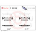 Brake Pad Set, disc brake BREMBO P 06 035X