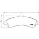 Piduriklotsi komplekt,ketaspidur BREMBO P 10 009