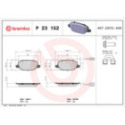 Piduriklotsi komplekt,ketaspidur BREMBO P 23 152X