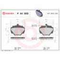 Piduriklotsi komplekt,ketaspidur BREMBO P 44 003