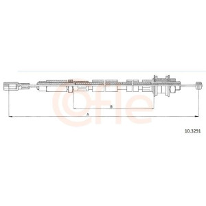 Cable Pull, clutch control COFLE 10.3291
